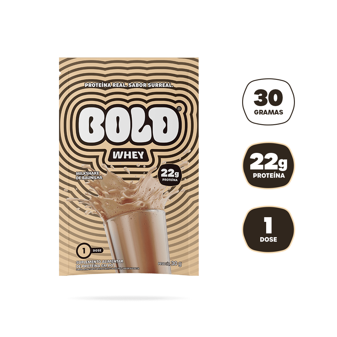 BOLD WHEY MILKSHAKE DE BAUNILHA - SACHÊ (30g)
