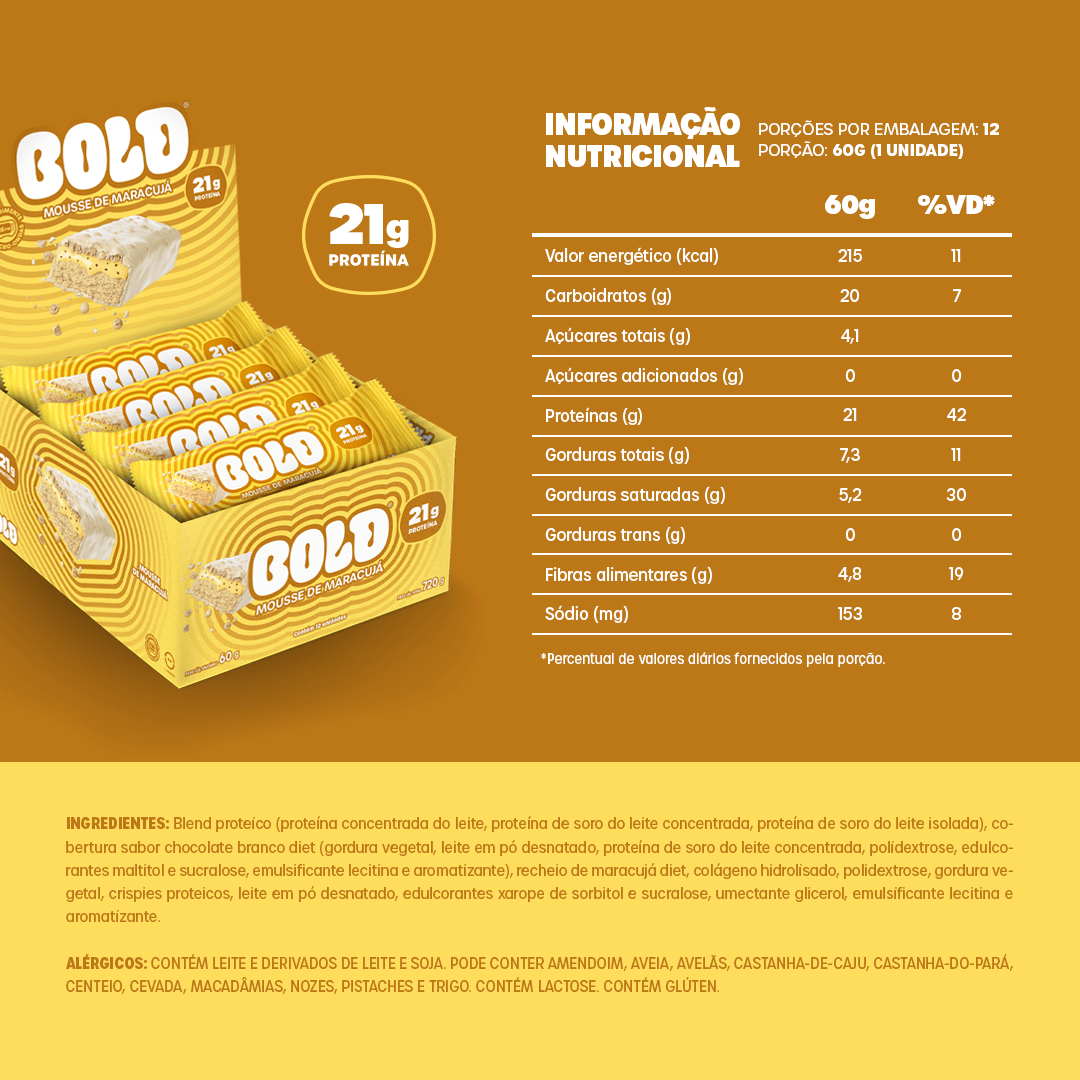 BOLD MOUSSE DE MARACUJÁ